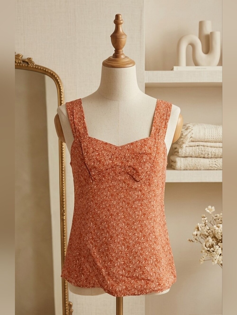 Ann Taylor Sleeveless Fitted Bodice Side Zip Top Size 0